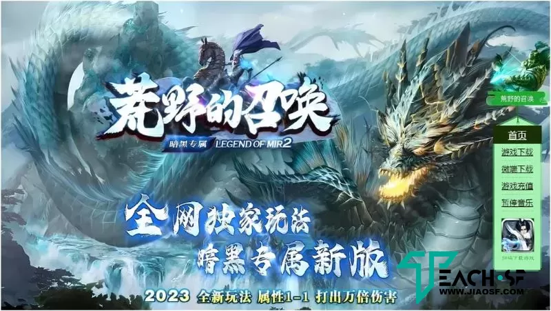 [新Gom]荒野的召唤/暗黑之王一键游戏端/补丁/登录器/网站/教程